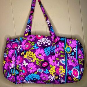 Vera Bradley Extra Large Duffle Flutterbye Print